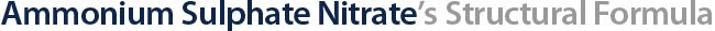 Ammonium Sulphate Nitrate’s Structural Formula